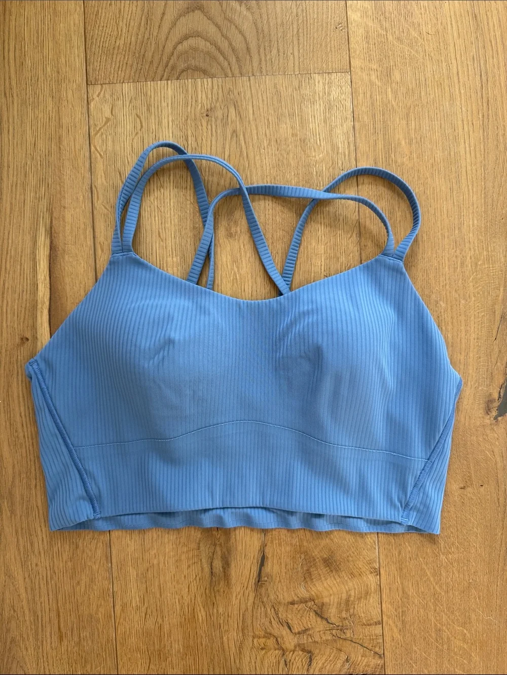Lululemon Like A Cloud ribbed longline bra B/C cup, size 8 (no tag)